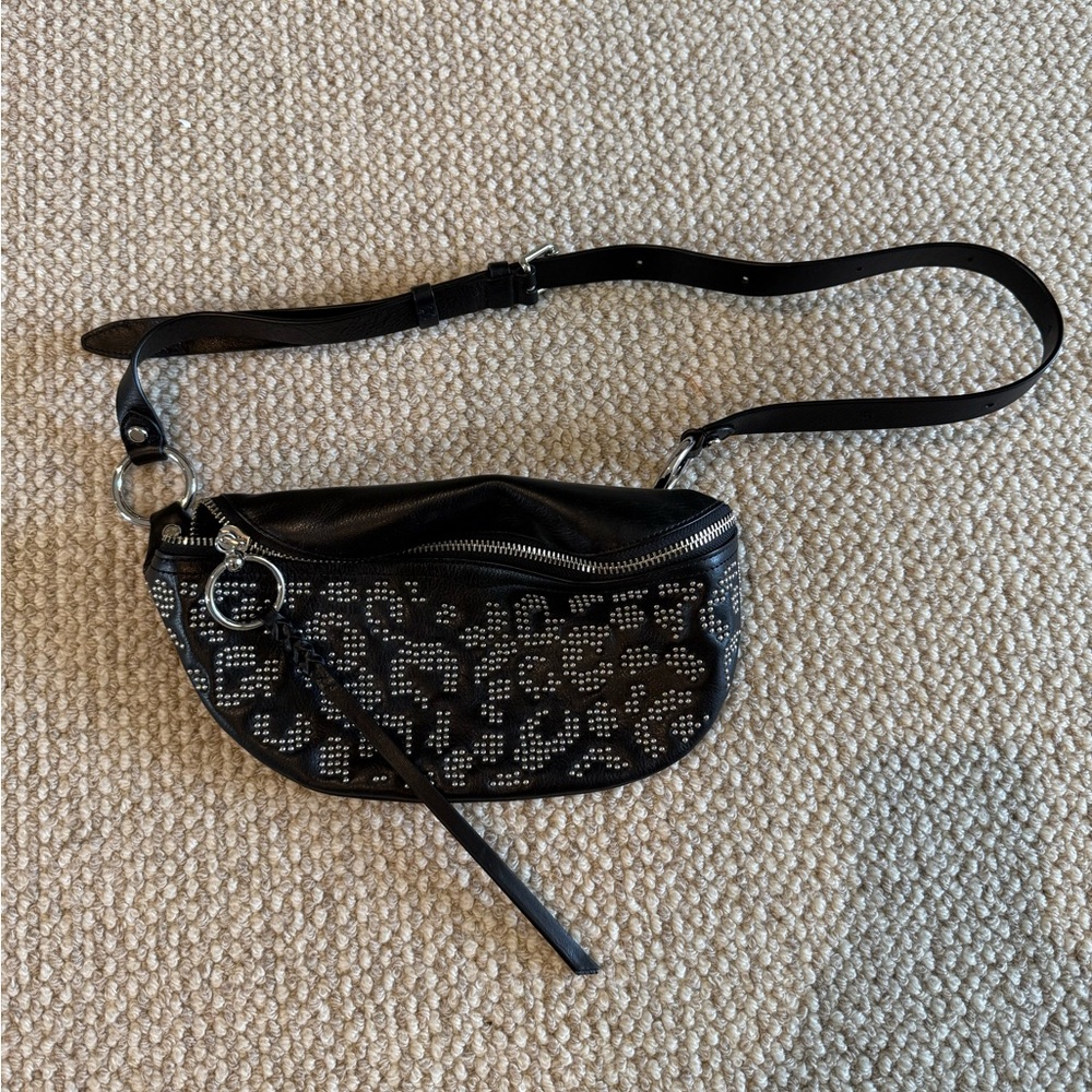 Rebecca Minkoff Black Studded Crossbody Bag